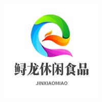 鲟龙休闲食品品牌logo