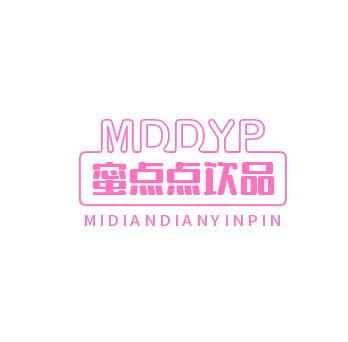 蜜点点饮品品牌logo