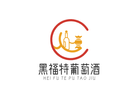 黑福特葡萄酒品牌logo