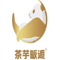 茶芋畈逅奶茶品牌logo