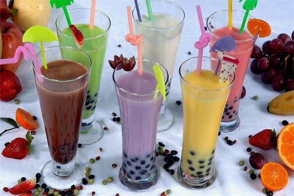 麦田奶茶产品 门店图片
