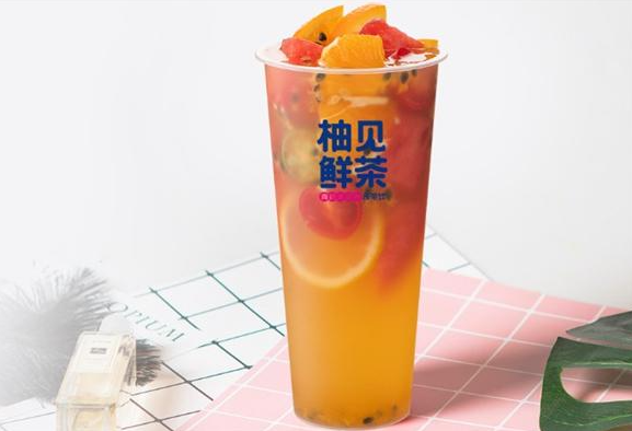 柚见鲜茶奶茶产品 门店图片