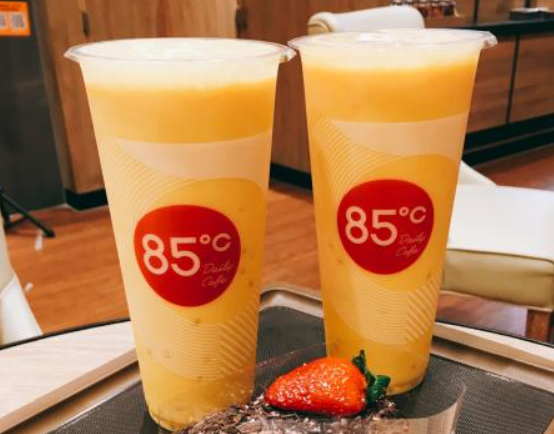 85度c奶茶产品 门店图片