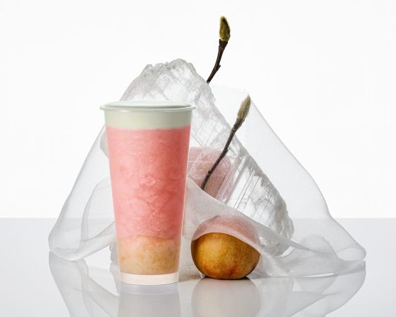 白色奶茶产品 门店图片