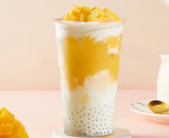 芒果奶茶产品 门店图片