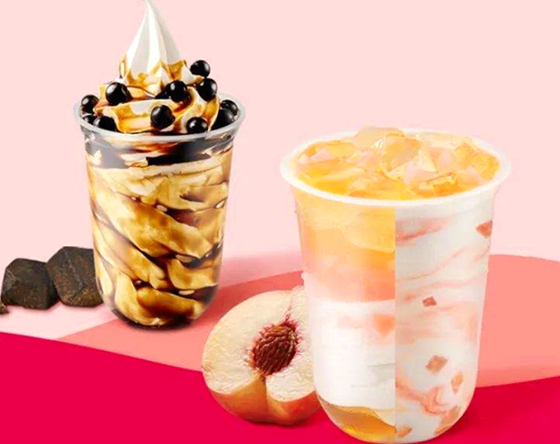 雪冰城奶茶产品 门店图片