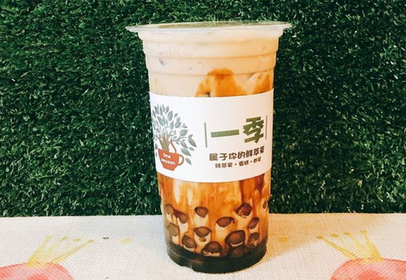 一季奶茶产品 门店图片
