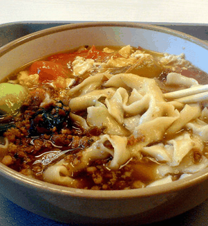 金马刀鸡汤削面
