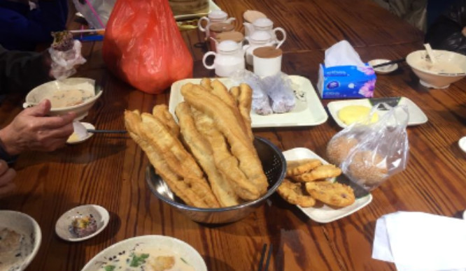 健康夜市豆浆油条