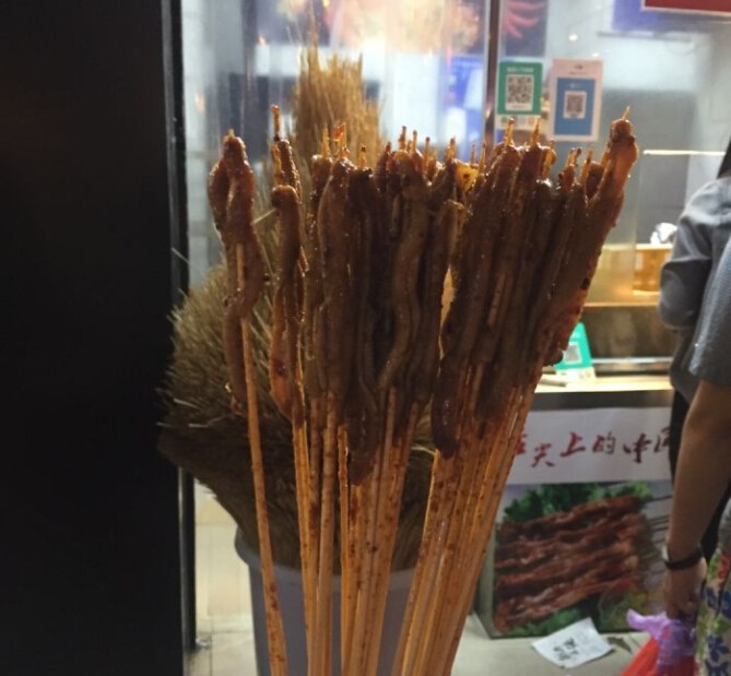 毛记秘制烤鸭肠