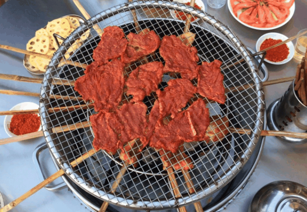大竹签烤肉