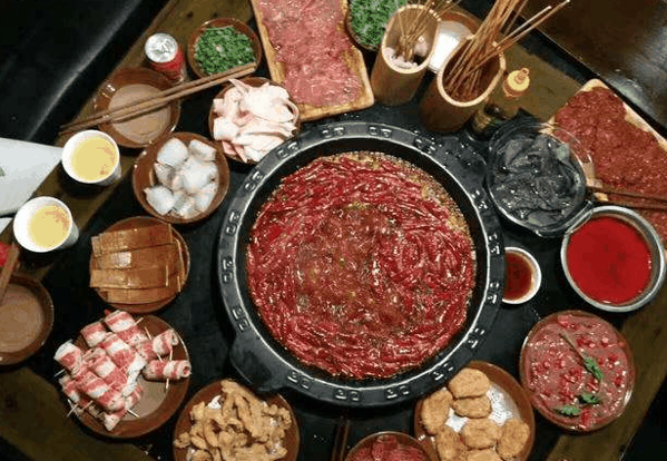 重庆磁器口火锅