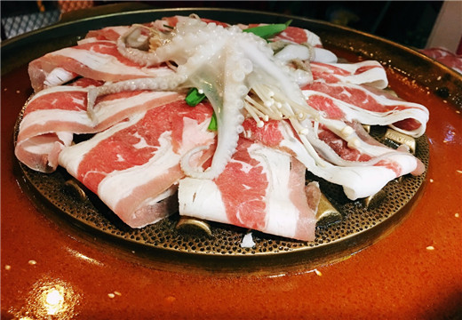 金式章鱼水煎肉