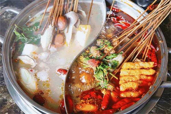 签佰度串串火锅