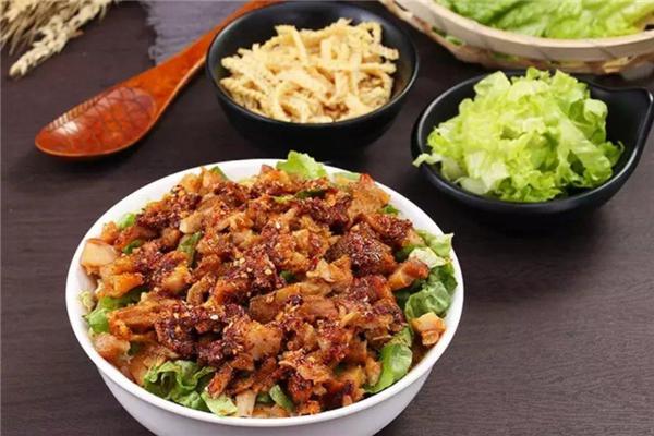绘小卉烤肉拌饭