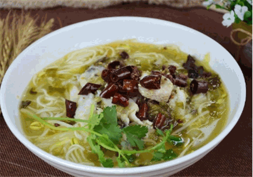 小巷见面酸菜鱼面