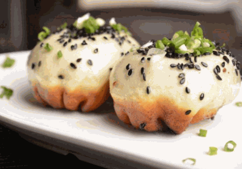 蘑菇妞生煎包