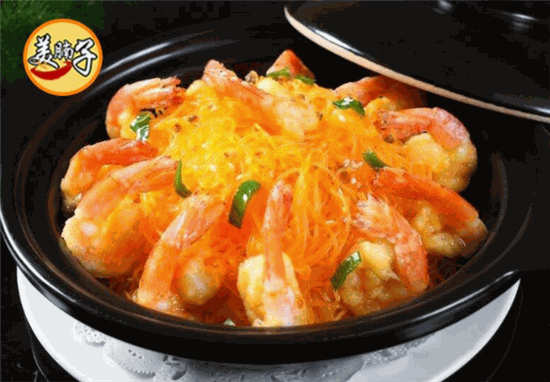 美腩子烧汁虾米饭