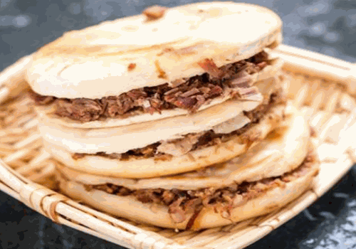 食不同肉夹馍