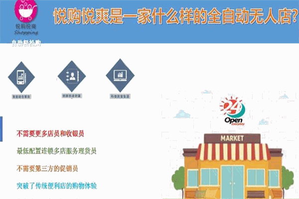 悦购悦爽无人便利店