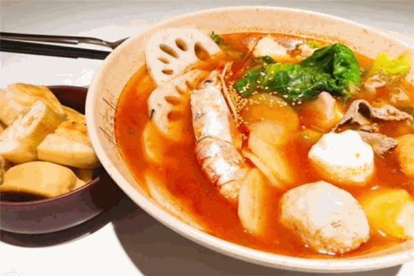 请三蔬鸡汤麻辣烫