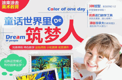 涂来涂去少儿创意美术产品 门店图片