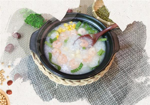 砂锅虾粥