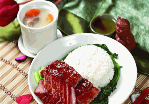 幸运猫叉烧饭