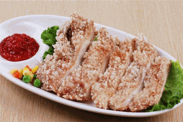 相遇吃鸡排
