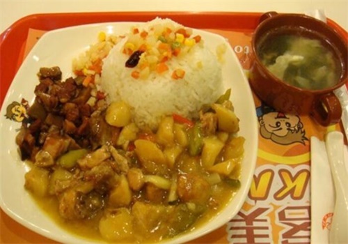 美客美快餐产品 门店图片