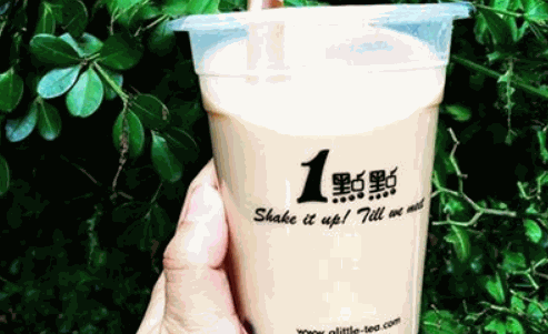 1默默奶茶