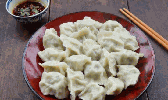 诱选虾仁水饺