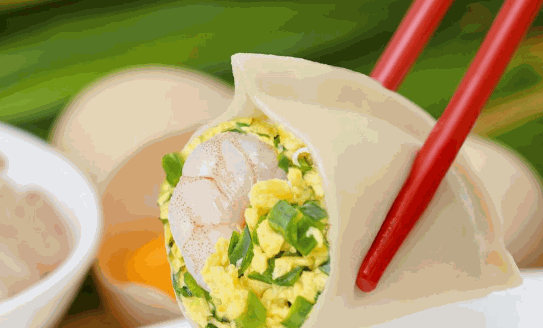 诱选虾仁水饺