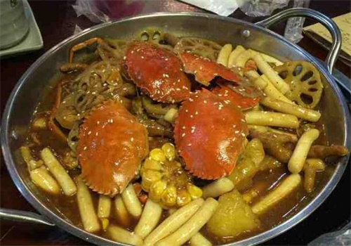 角对角肉蟹煲