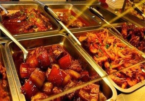 一口吃快餐