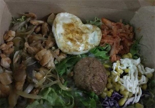 小辉煎の牛肉饭