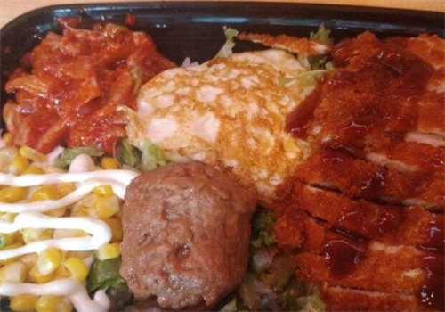 小辉煎の牛肉饭