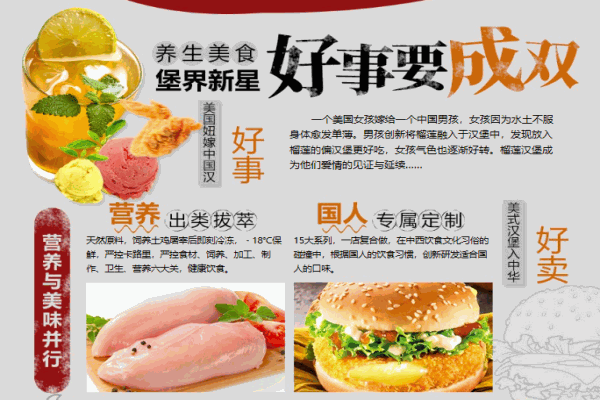 肯迪乐汉堡产品 门店图片