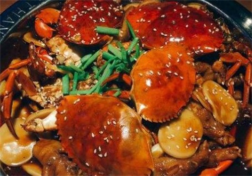 金山蟹煲