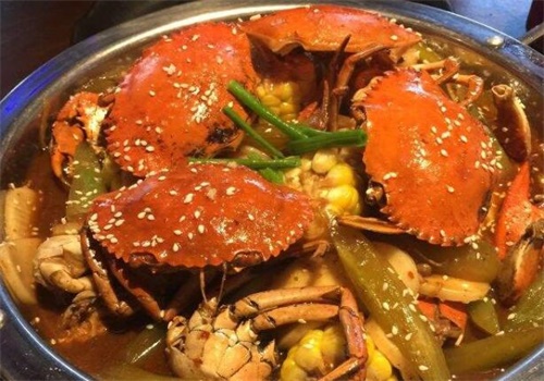 蟹二肉蟹煲