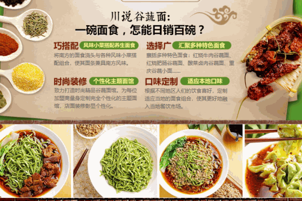 川说谷蔬面产品 门店图片