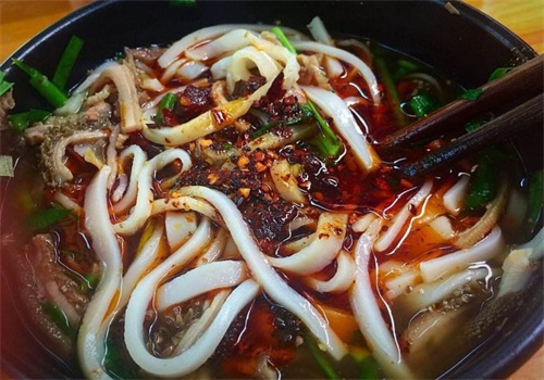 黄家带皮牛肉粉