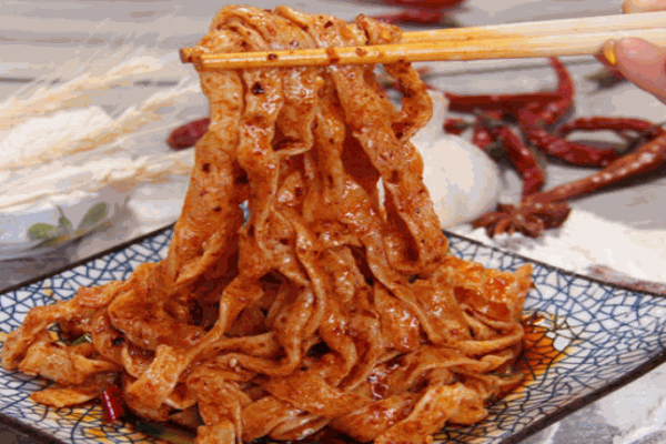 富贵祥香辣牛筋面产品 门店图片