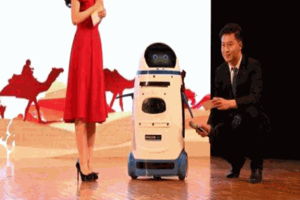 进化者机器人小胖产品 门店图片