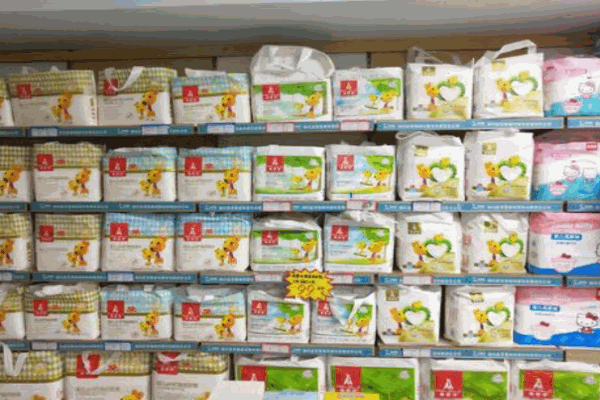 母婴坊纸尿裤产品 门店图片
