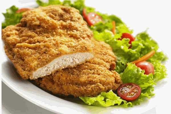 食鸡炸鸡汉堡