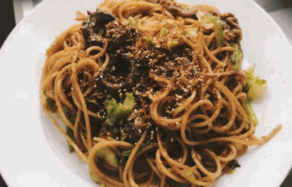 海参炒面