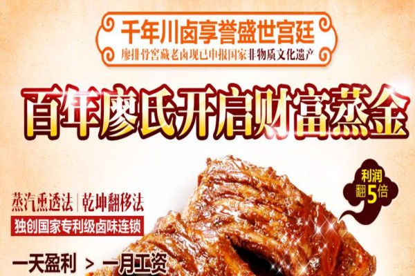 廖排骨卤味加盟