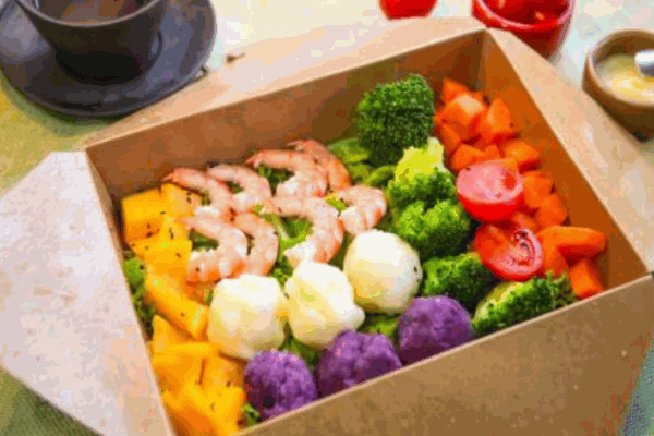 轻粮轻食产品 门店图片