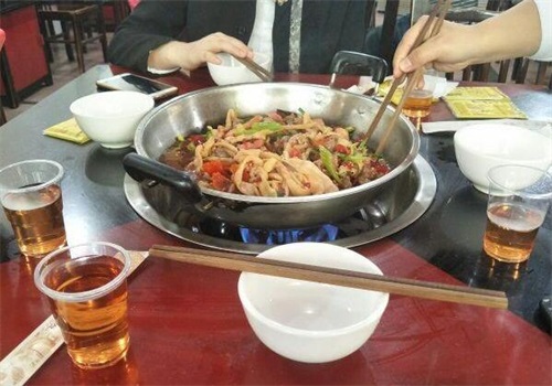 黔江古镇鸡杂